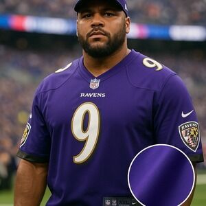 Justin Tucker Baltimore Ravens NFL Home Jersey Men's Size 2XL XXL Nike On Field